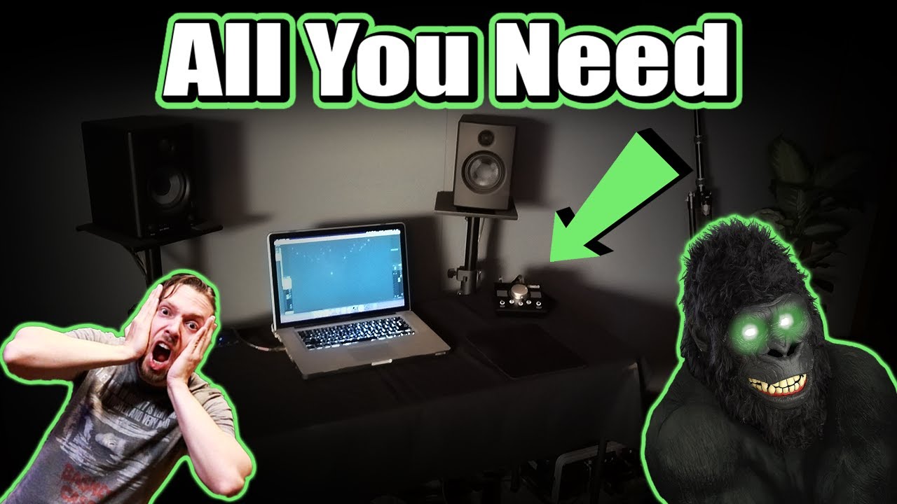 A Tour Of My Cheap Basement Home Studio & Gear