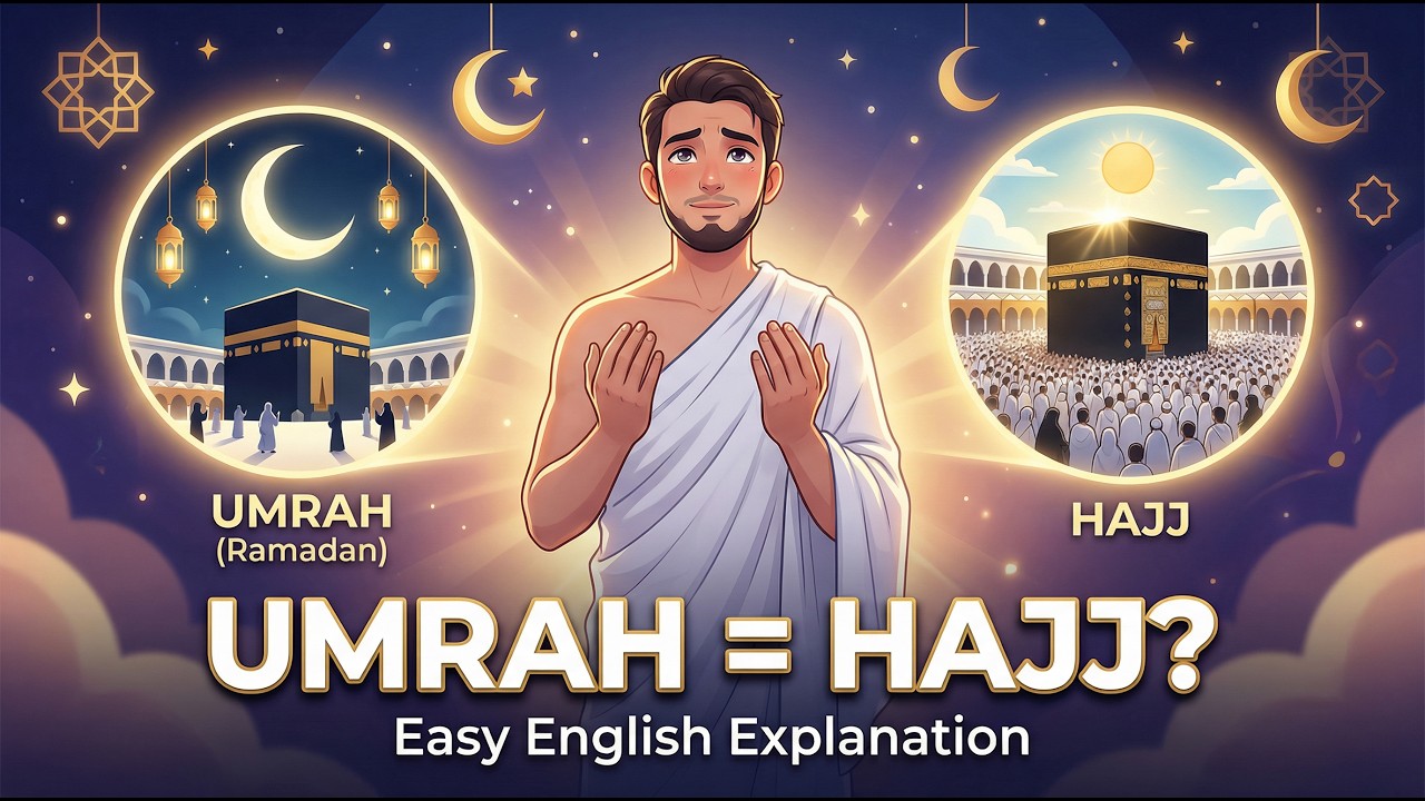 Why Umrah in Ramadan Is Like Hajj | Easy Explanation | Slow English Conversation | Beginners podcast