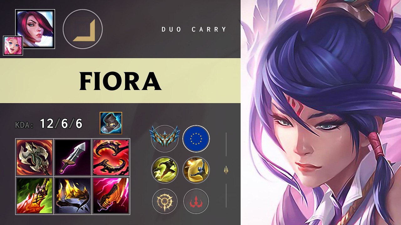 Fiora ADC vs Zeri - EUW Challenger Patch 26.14