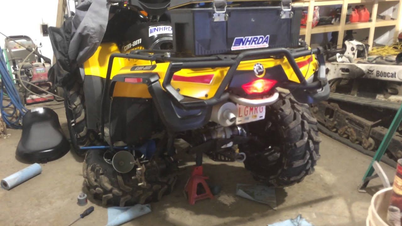 Can Am Outlander 800 Stock Exhaust Sound