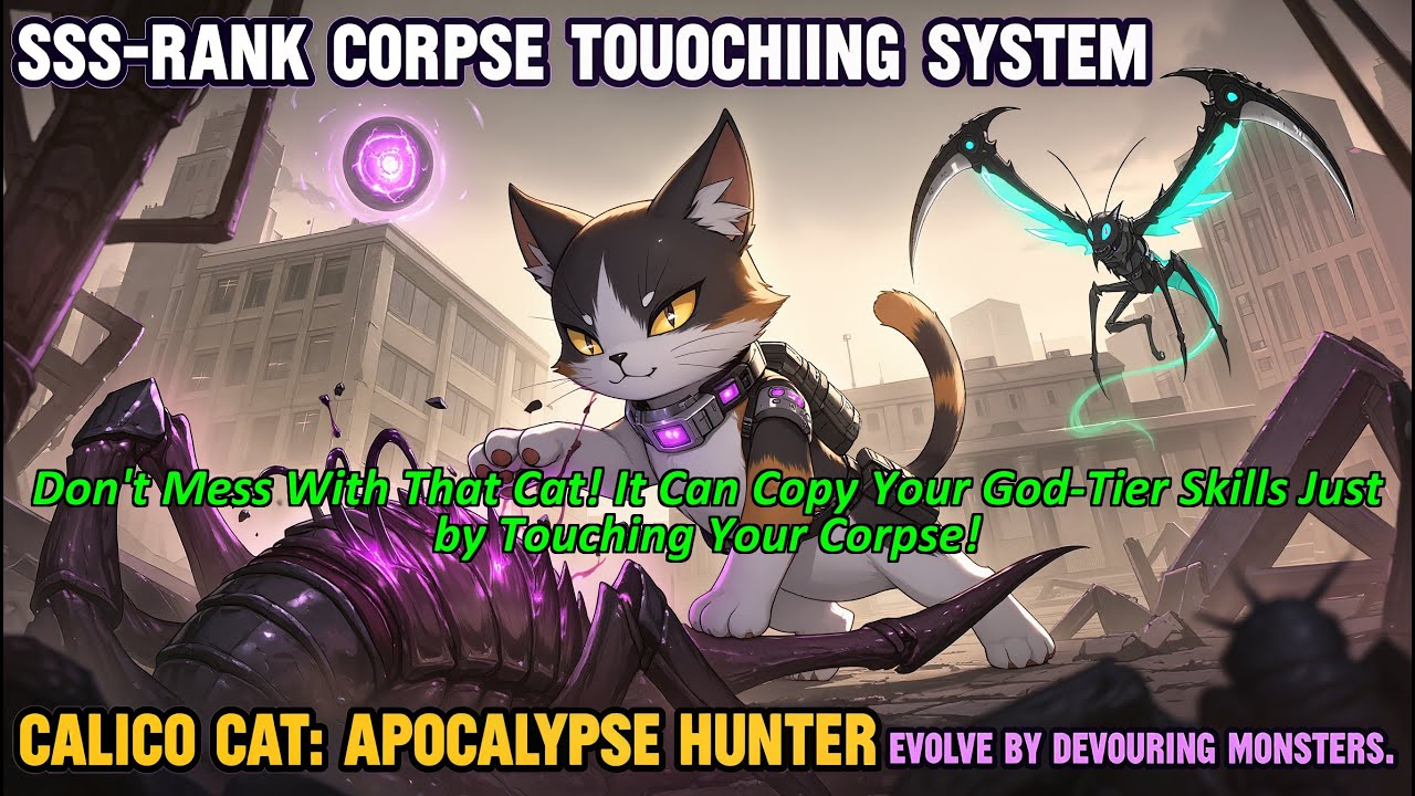 ​ I, a Cow Cat, Permanently Grow Stronger by Touching Corpses in the Apocalypse.