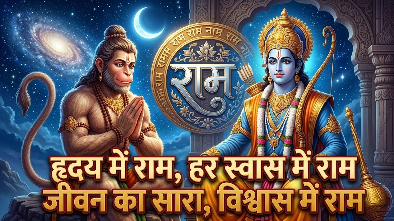 1 Hour Nonstop मेरे तन में भी राम मेरे मन में भी राम | Ram Naam Jap | Powerful Ram Bhajan