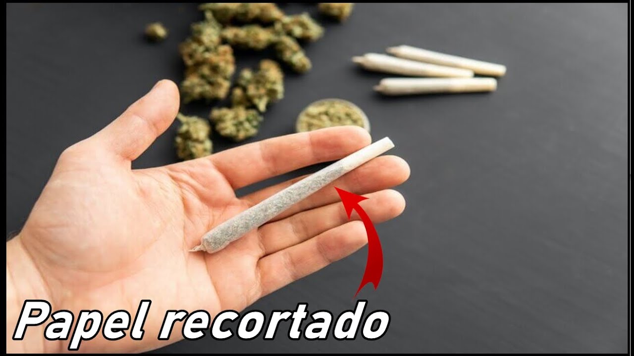 COMO HACER UN PORRO A PAPEL RECORTADO | FUMAR&Aacute;S MENOS PAPEL