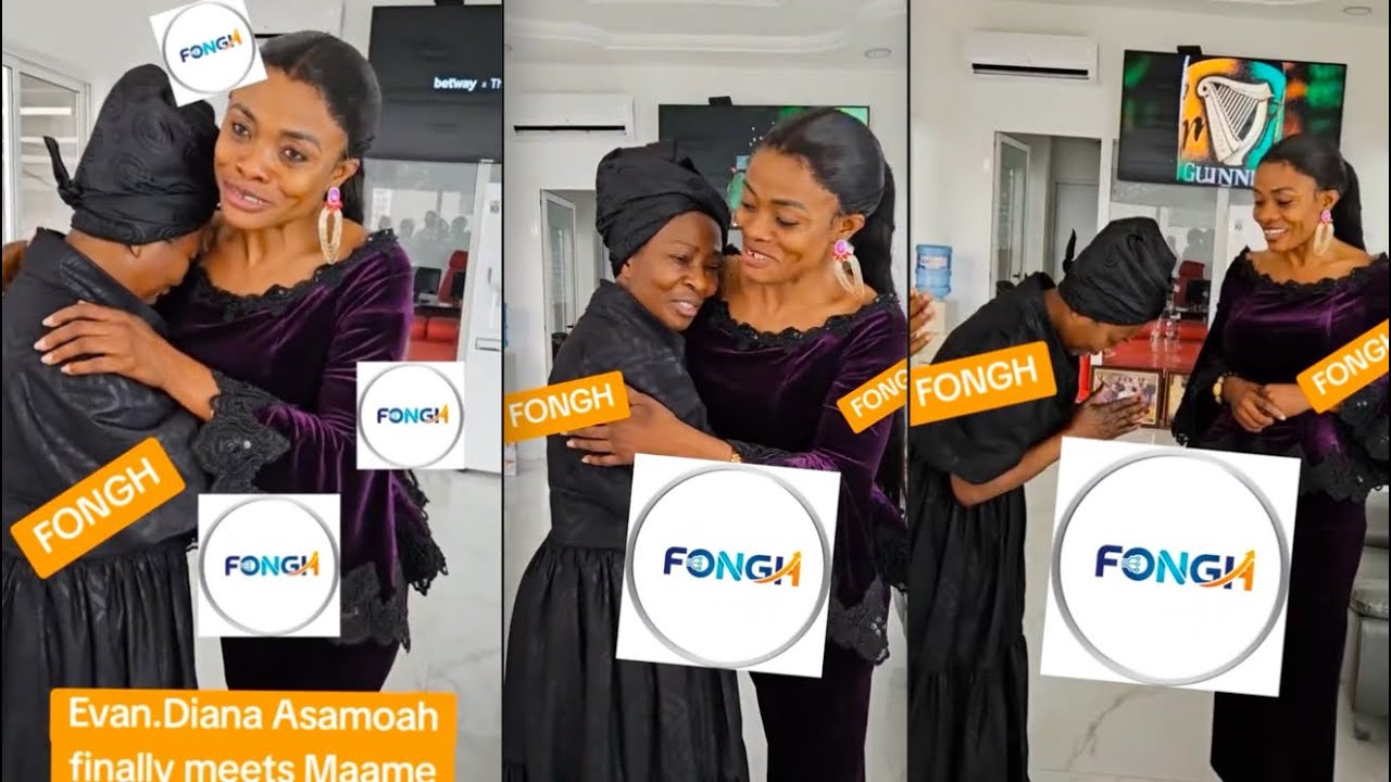 Wow Beautiful moment as Evangelist Diana Asamoah visit Maame Akosua Serwaa with powerful worship ￼