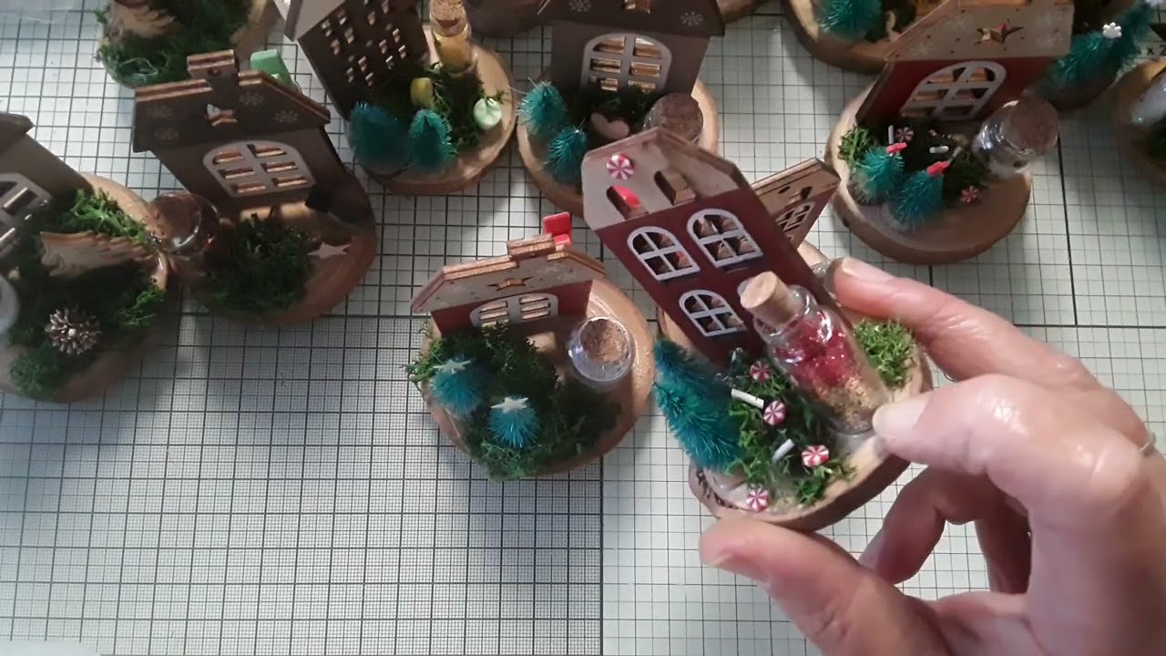 MES MARQUE-PLACES DE NOËL FAIT MAIN POUR LE MARCHE DE NOËL