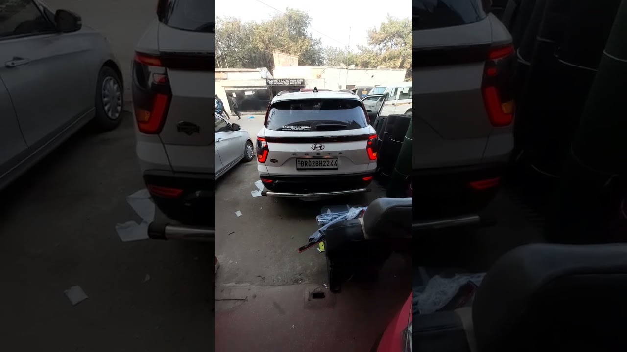 creta trunk light pillar light reflector modification #car