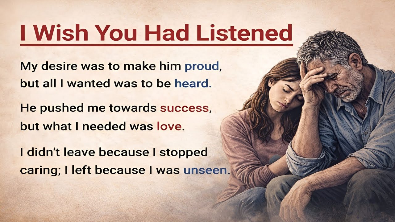She Left Home After His One Mistake… Y | Emotional  English Story | Improve Your English Fluency ✅