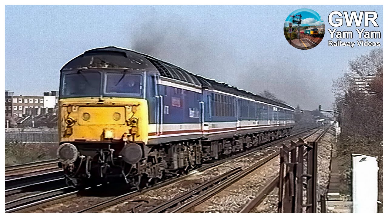 Network SouthEast Trains at Berrylands in 1993 - 4K Remaster