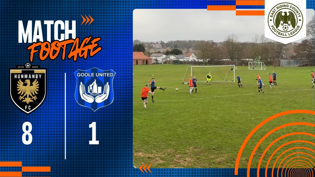 Full match coverage: Hunmanby FC vs Goole United Academy - Right Car ERCFL Division 5