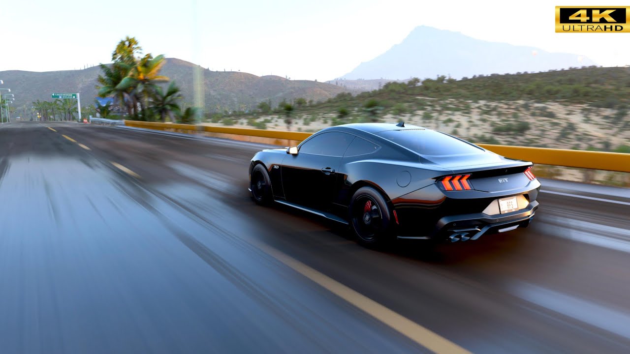 1075 HP Ford Mustang GT '24 V8 Sound and Performance - Forza Horizon 5 | 4K HDR