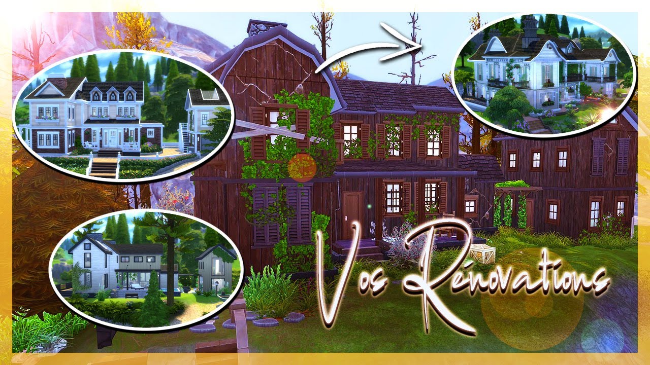 Vos rénovations du Manoir 😍 2/2 | Challenge Rénovation SIMS 4