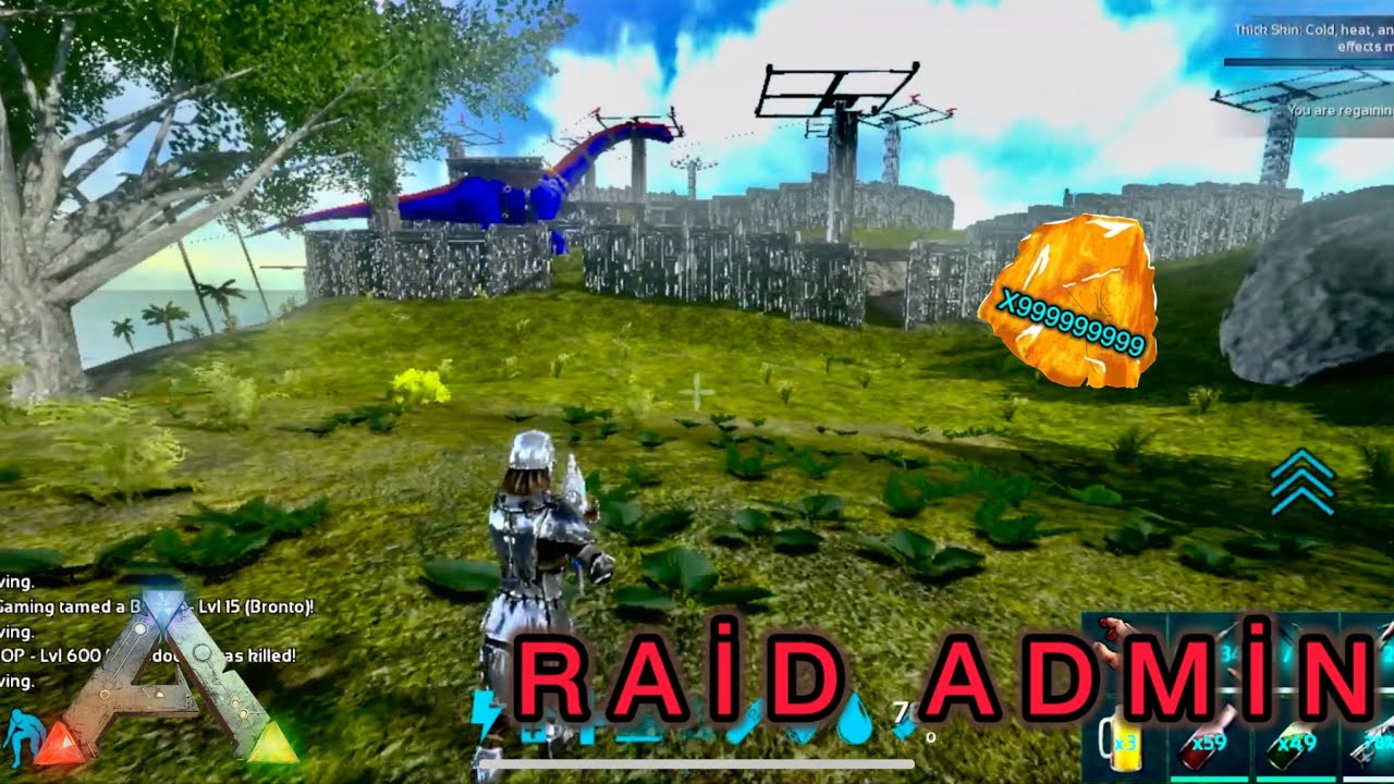 ARK | ON PVP SERVER RAİD ADMİN BASE SOLO s/1