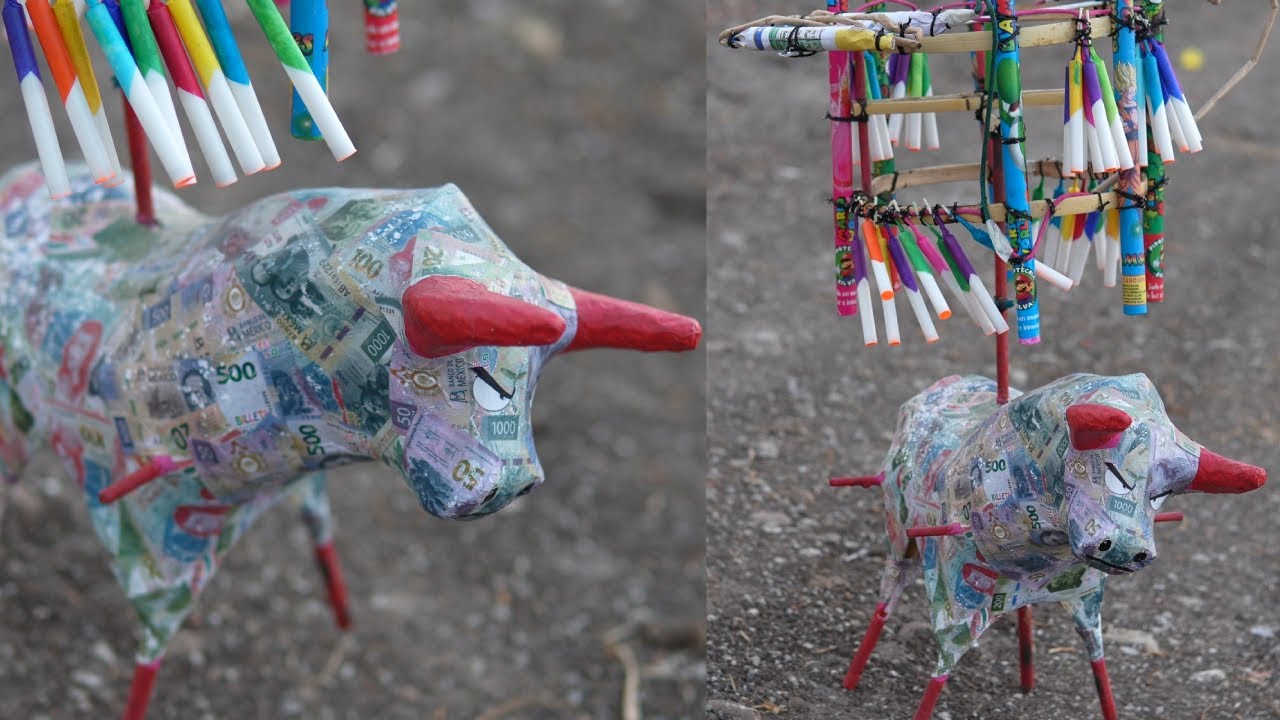 QUEMA DE MINI TORITO PIROTECNICO EL ¨MILLONARIO¨ 2024