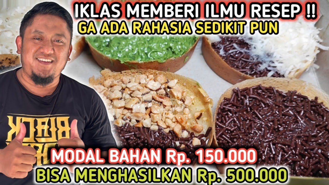IKLAS MEMBERI ILMU RESEP ‼️MODAL 150RIBU MENGHASILAKAN 500RIBU USAHA DIRUMAH AJA TANPA SEWA LAPAK