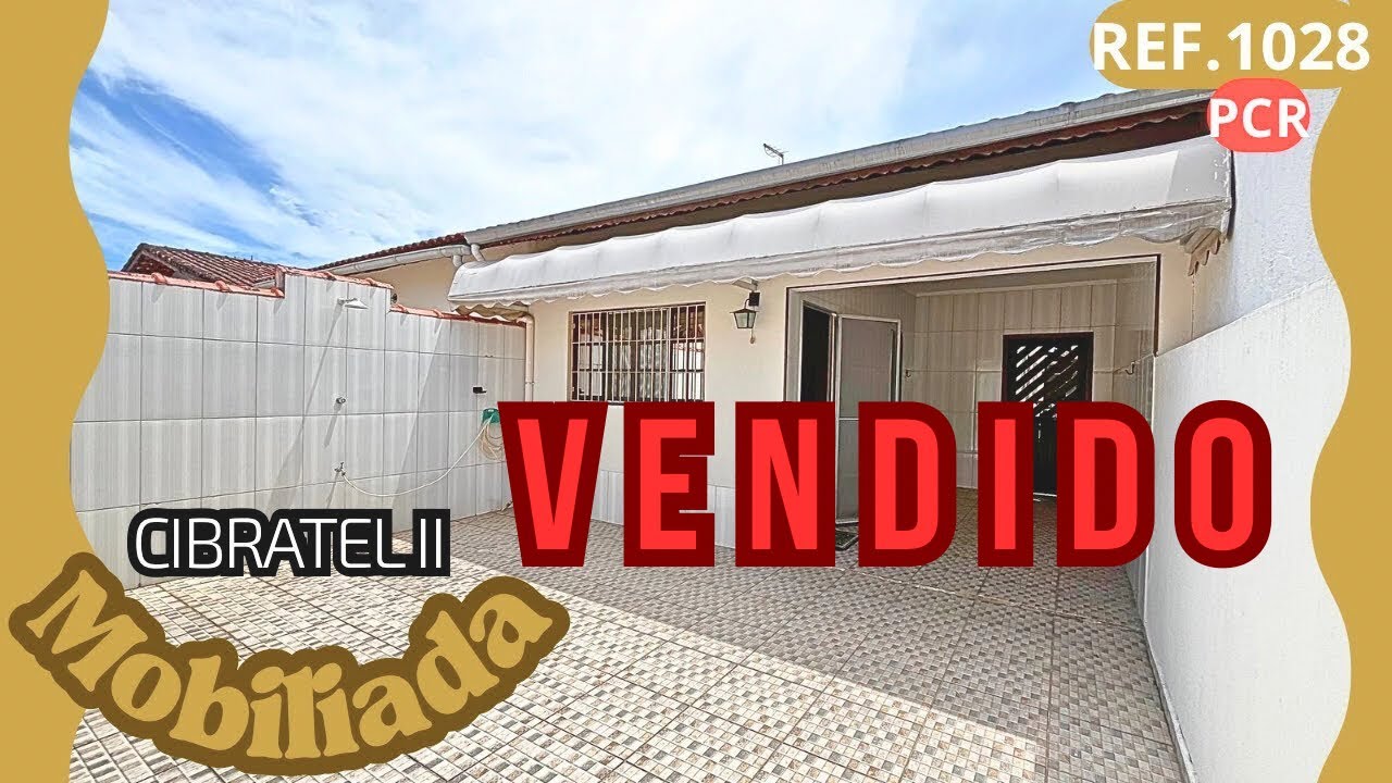 REF.1028 Casinha Confortável e MOBILIADA no Cibratel II