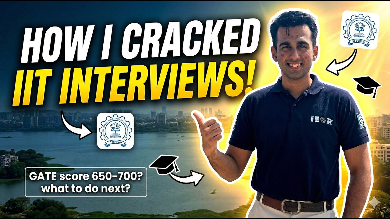 How to crack IIT interviews || GATE CSE 2026 || Post-GATE counselling #iitbombay #iitdelhi