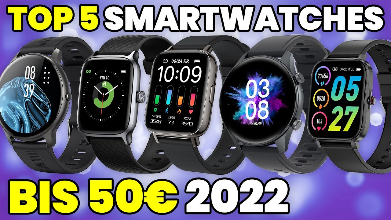 Günstige Smartwatch 2022 (TOP 5) ⌚️ Die besten Smartwatches unter 50 Euro (Deutsch)
