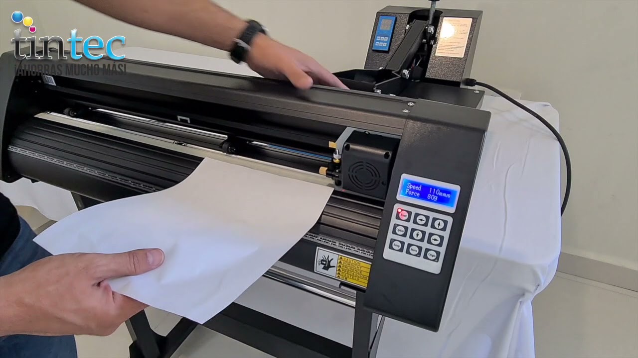 Cómo usar panel de Plotter de Corte Chino www.tintec.com.mx #tintec #plotter #roland