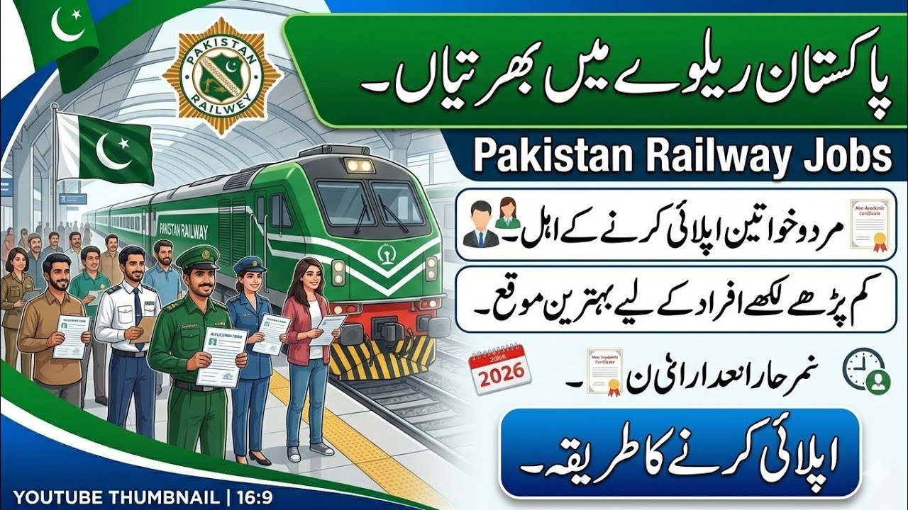 Pakistan Railways Jobs Kpk & Punjab | How To apply for Pakistan Railway Jobs KPK & Punjab | 
