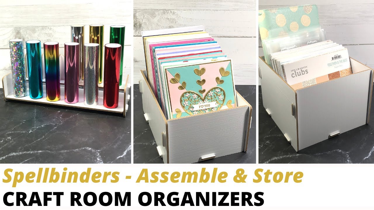 Craft Room Organizers | Spellbinders Assemble and Store Collection