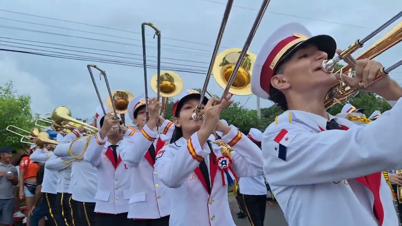 Aniversario de La Escuela Fransisca C. De Sierra  precentaci'ondell Colegio Rodolfo Chiari .