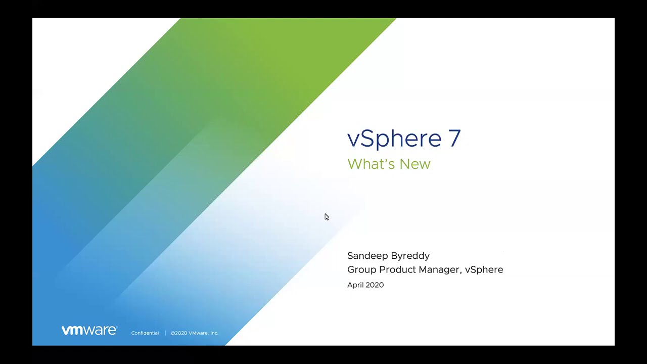 What's new with VMware vSphere 7.0