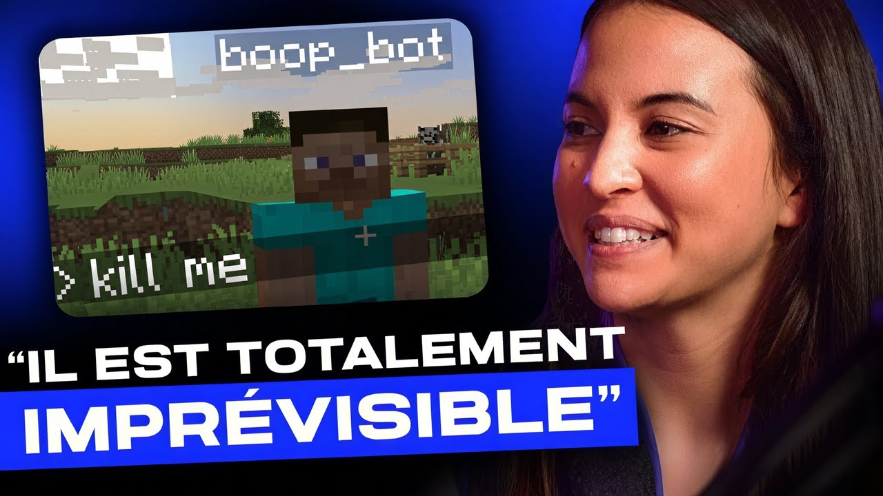 Elle discute avec son bot Minecraft, avant l'ère ChatGPT