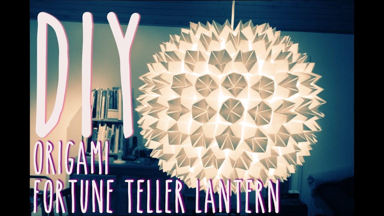 DIY Origami Fortune Teller Lantern