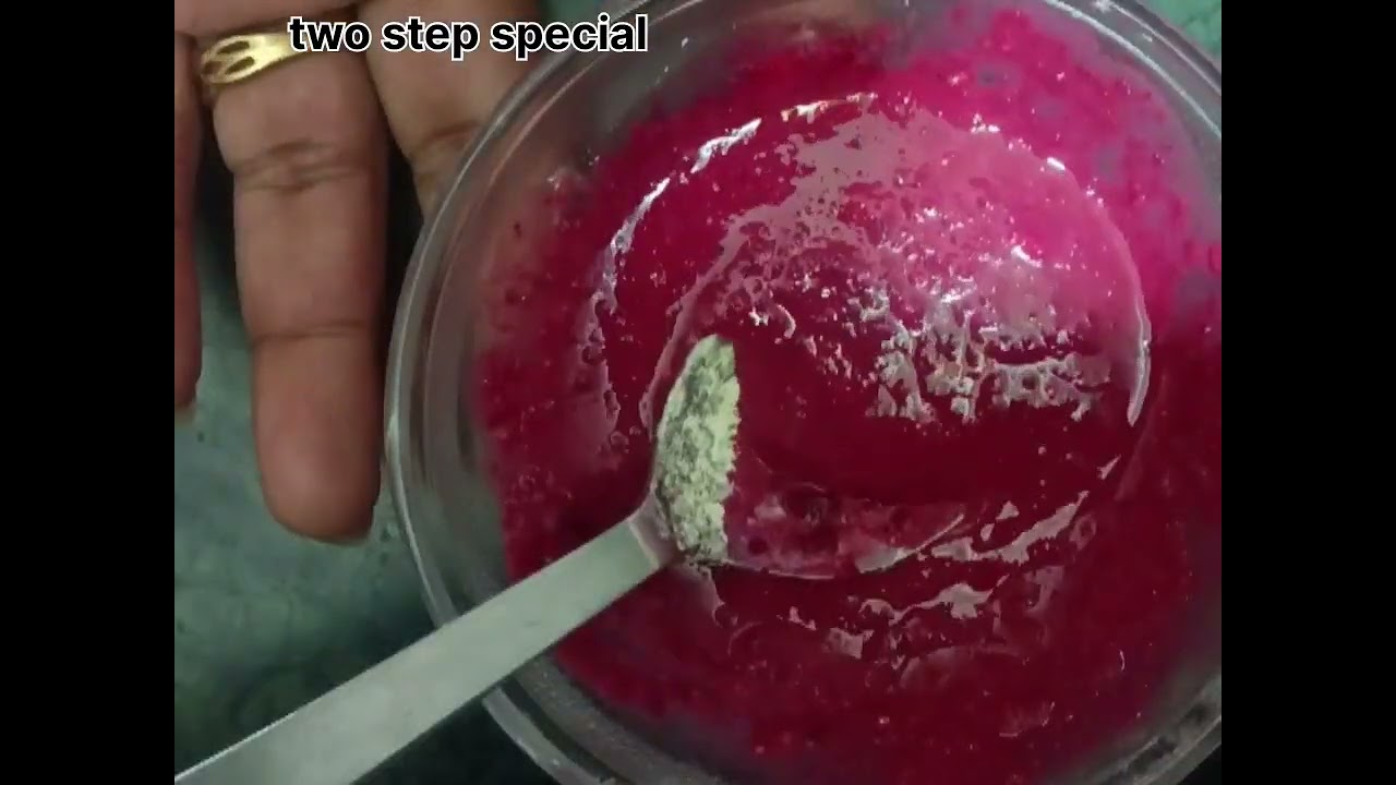 Facial for glowing skin, beetroot facial, two step facial, beetroot scrub and face pack.