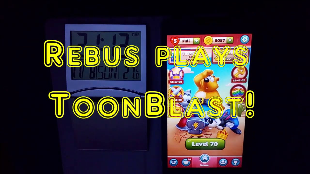 Rebus plays ToonBlast!  Levels 70 - 79.