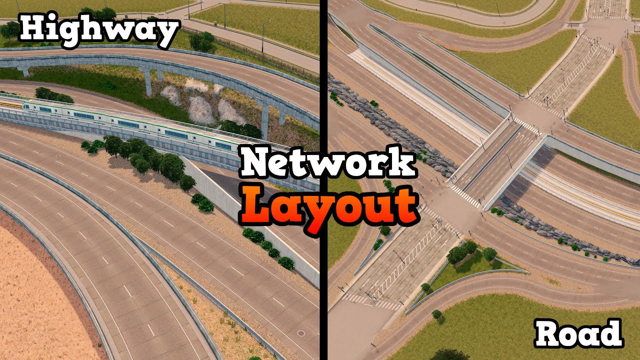 Building a realistic Highway and Road Network in Cities: Skylines | BASIC Mods | Ep. 4