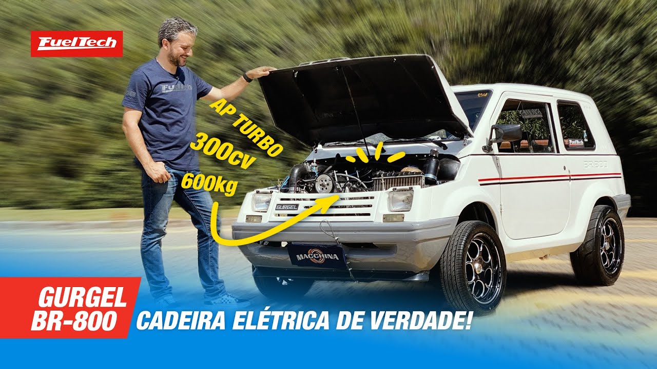 Gurgel BR-800 com motor AP Turbo e FuelTech!