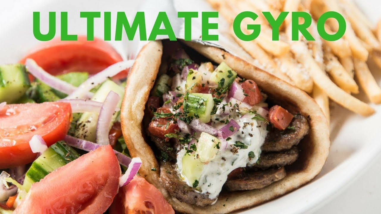 Home Made Gyros!  Pita Tzatziki and Lamb, Easy and Delicious!