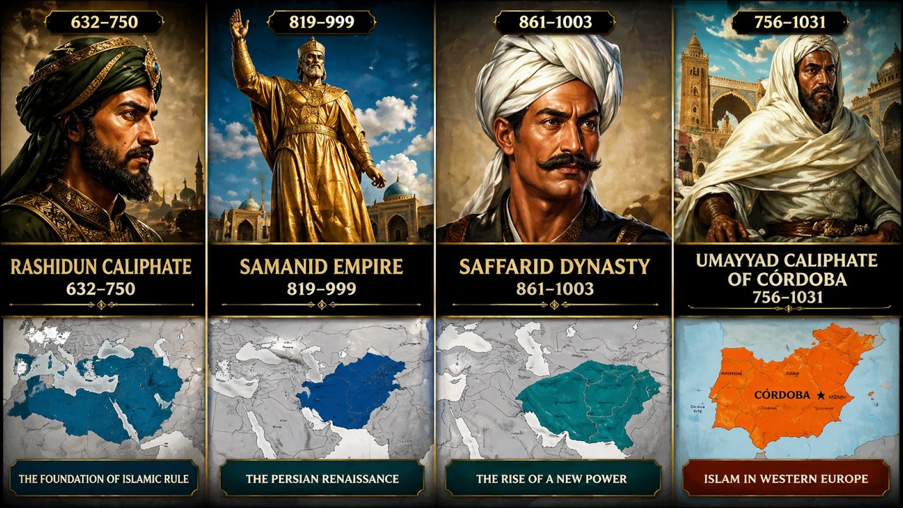 Timeline of Islamic Empires | From Rashidun Caliphate to Ottoman Empire