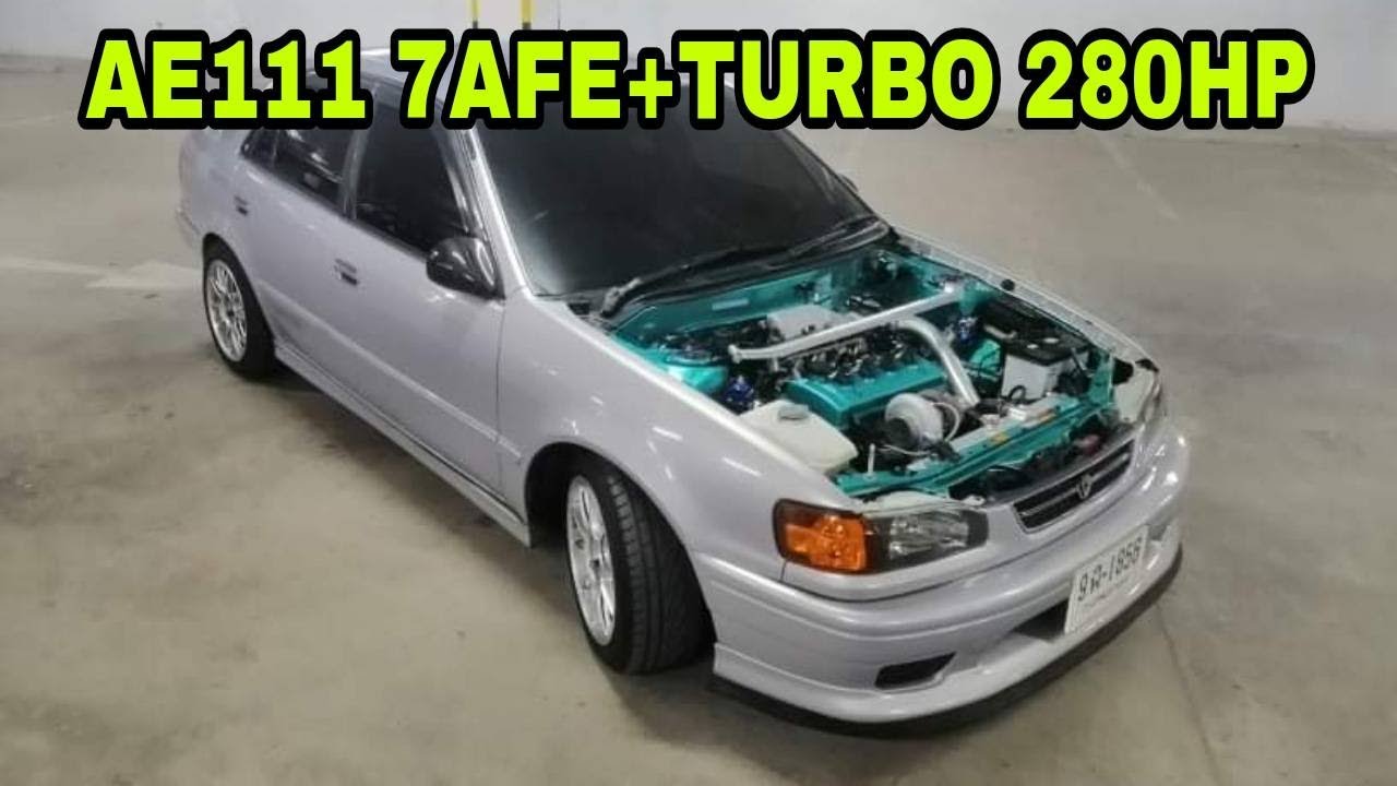 TOYOTA AE111 เครื่อง7AFE  TURBO 280HP เอจูนเนอร์สาย3