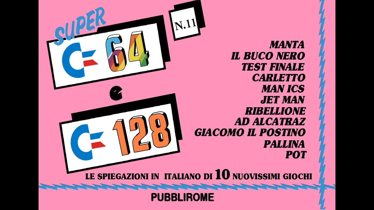 C64 Raccolta giochi edicola - Super C64 e 128 n&deg; 11
