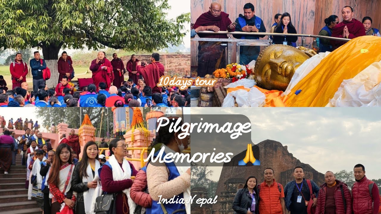  10 Days Buddhist Pilgrimage India–Nepal trip || Unplanned Clips, Priceless Memories 🙏