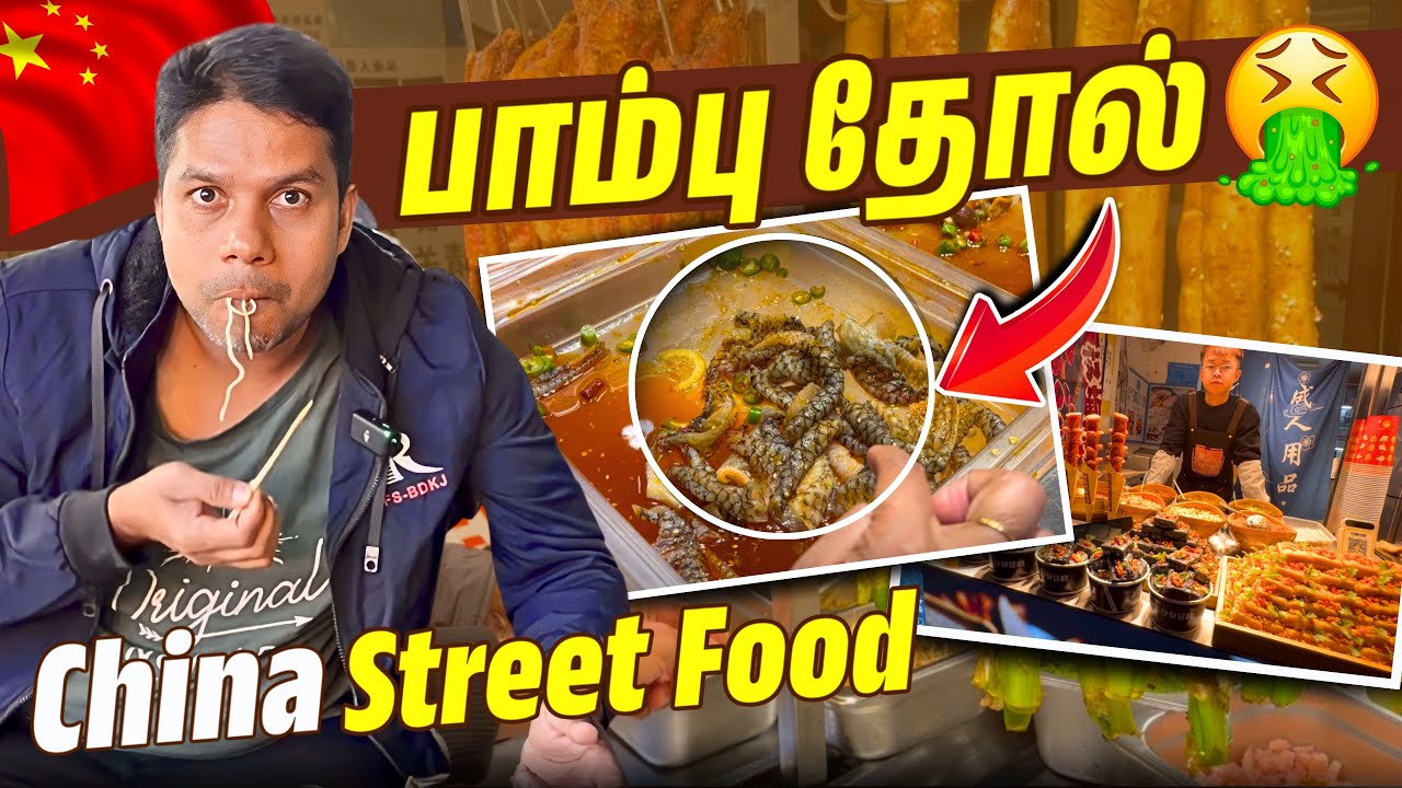 சீனாவில் இதெல்லாம் சாதாரணம் 🤮 | Chinese Street Food