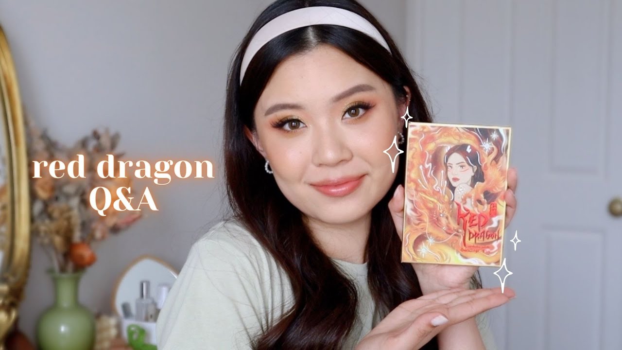 MY EXPERIENCE ON CREATING A COLLAB PALETTE... RED DRAGON Q&A ❤️🐉