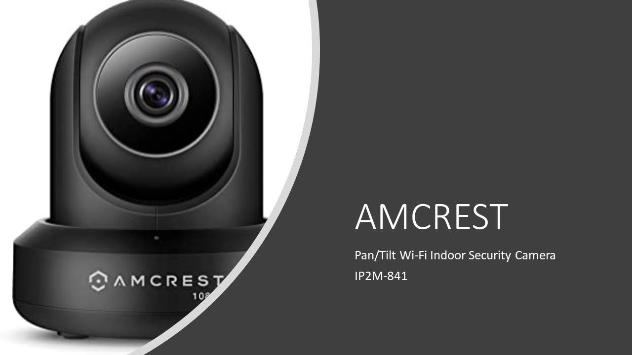 Amcrest IP2M-841B Pan/Tilt Wi-Fi Indoor Security Camera Unboxing