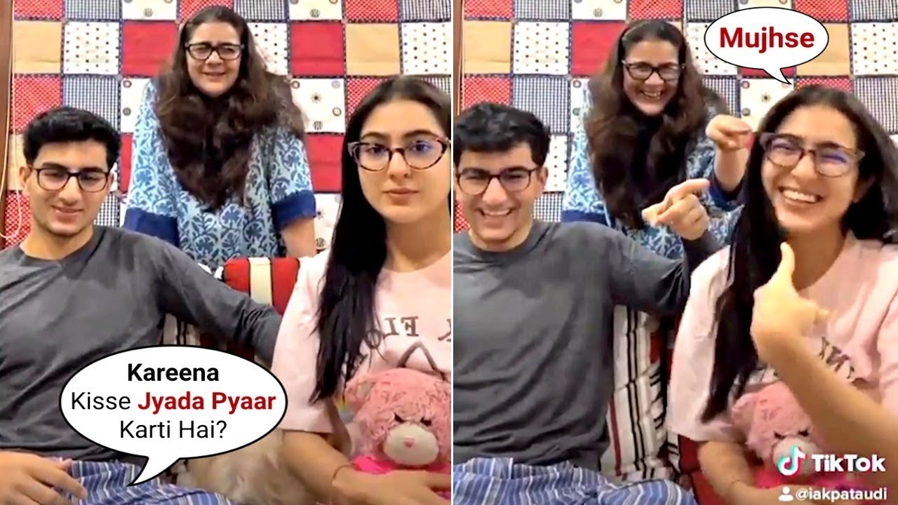 Amrita Singh Daughter Son TikTok Challenge With Sara Ali Khan And Ibrahim Ali Khan During Lock Down