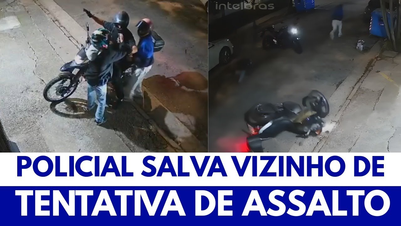 POLICIAL À PAISANA SURPREENDE DUPLA DE BANDIDOS
