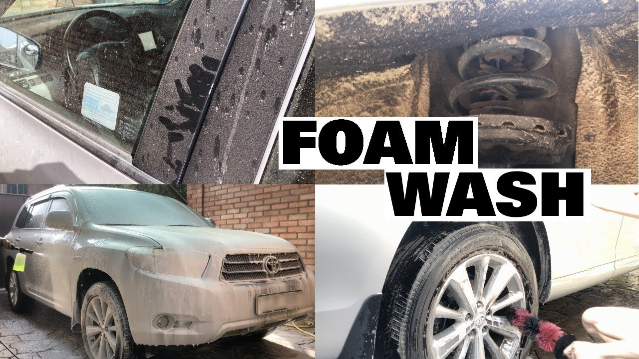 Toyota Highlander Foam Wash | Exterior Auto Detailing | ASMR Satisfying Car Detail
