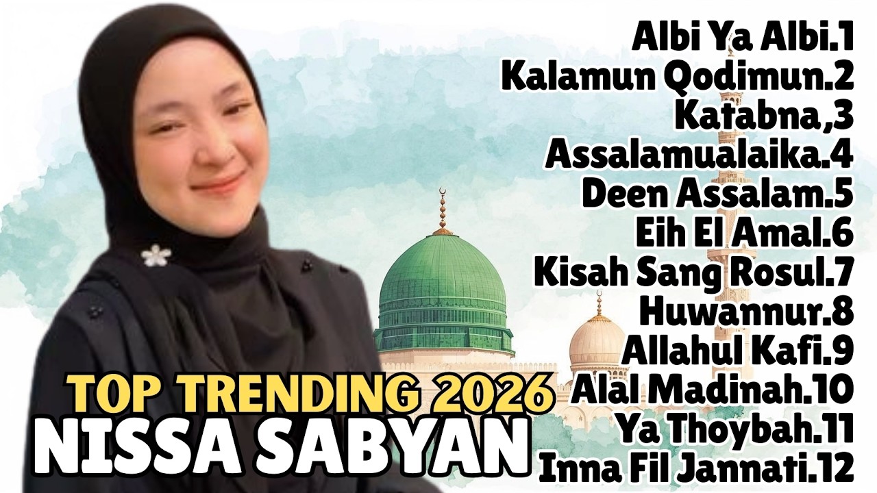 Nissa Sabyan [ Full Album 2026 ] LAGU SHOLAWAT NABI MERDU TERBARU 2026 Penyejuk Hati