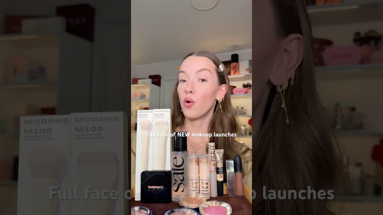 Full face of NEW makeup launches&nbsp;#newmakeup