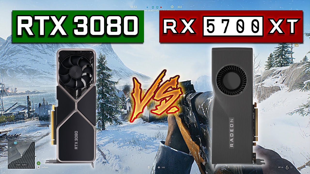 RTX 3080 vs RX 5700 XT | Gaming Benchmarks in 4K, 1440p & 1080p