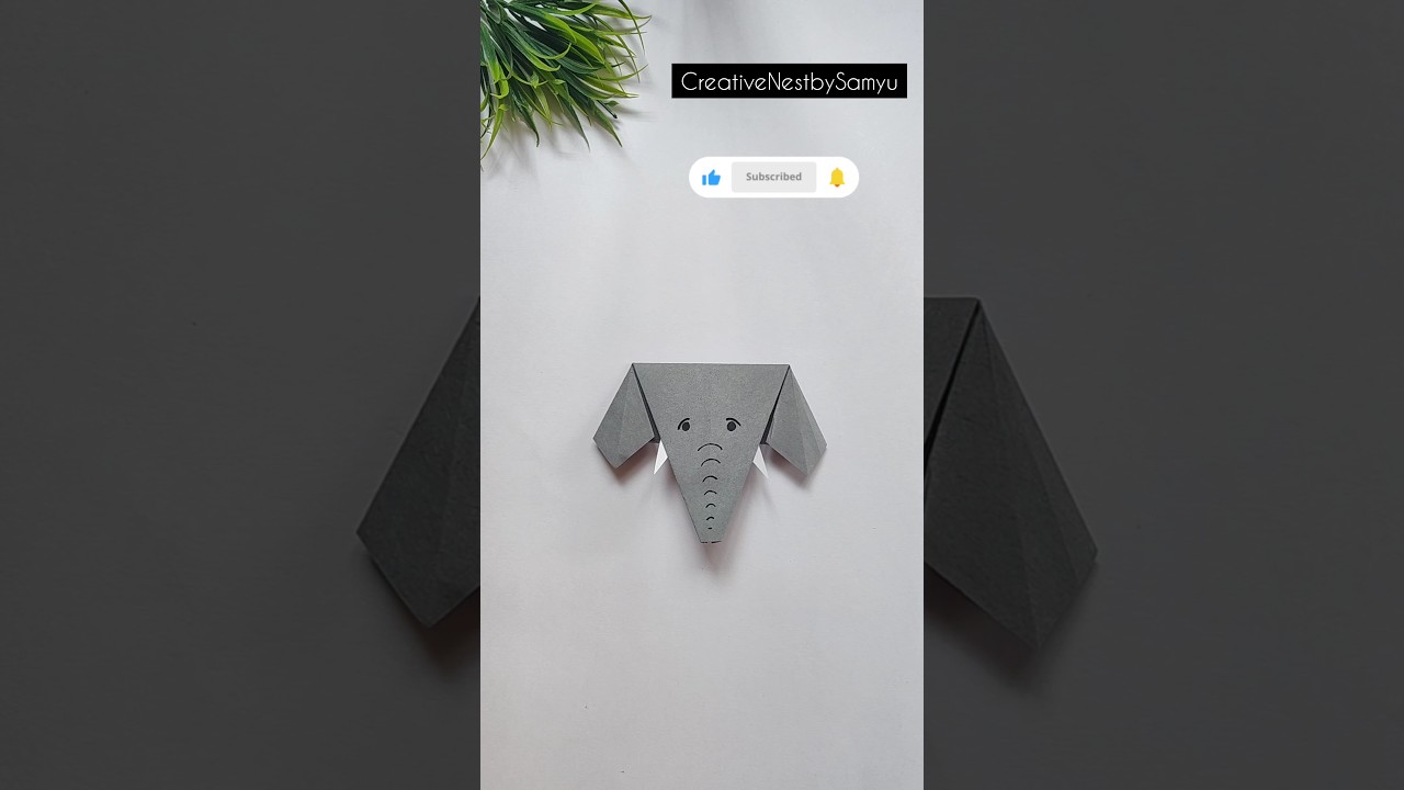 DIY Origami elephant | Easy paper crafts