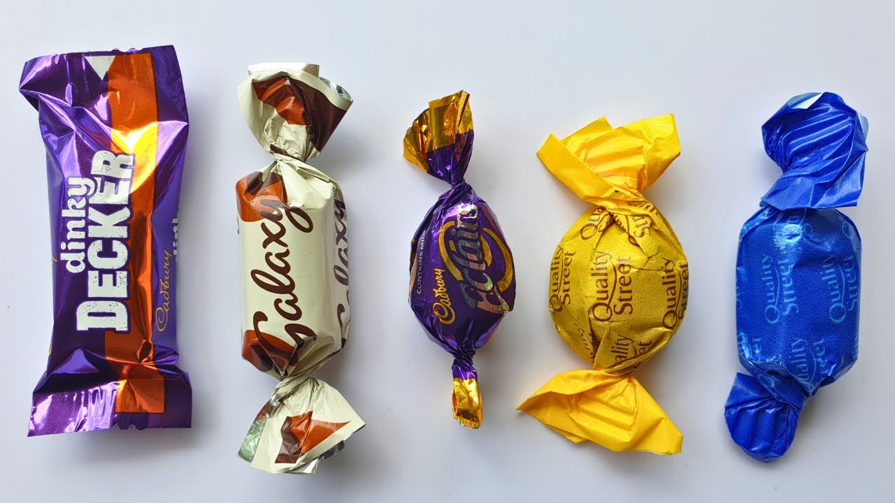 ASMR CANDY CHOCOLATES 🚀🍫 dinky decker, galaxy, quality street