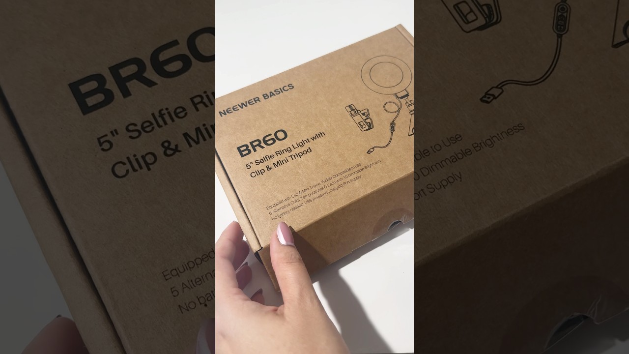 NEEWER BR60 BASICS 5&rdquo; Ring Light @NeewerOfficial #neewer #ringlight