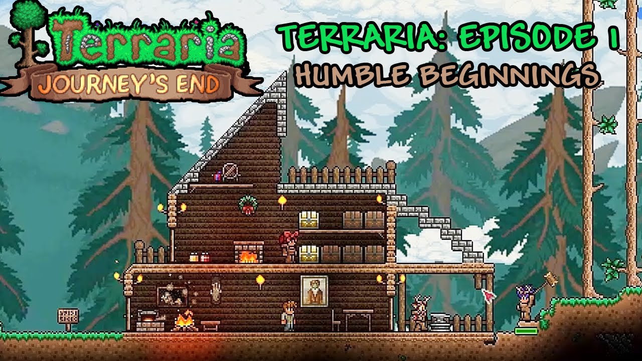 🌳⛏️ Terraria - Episode 1: Humble Beginnings 🌱